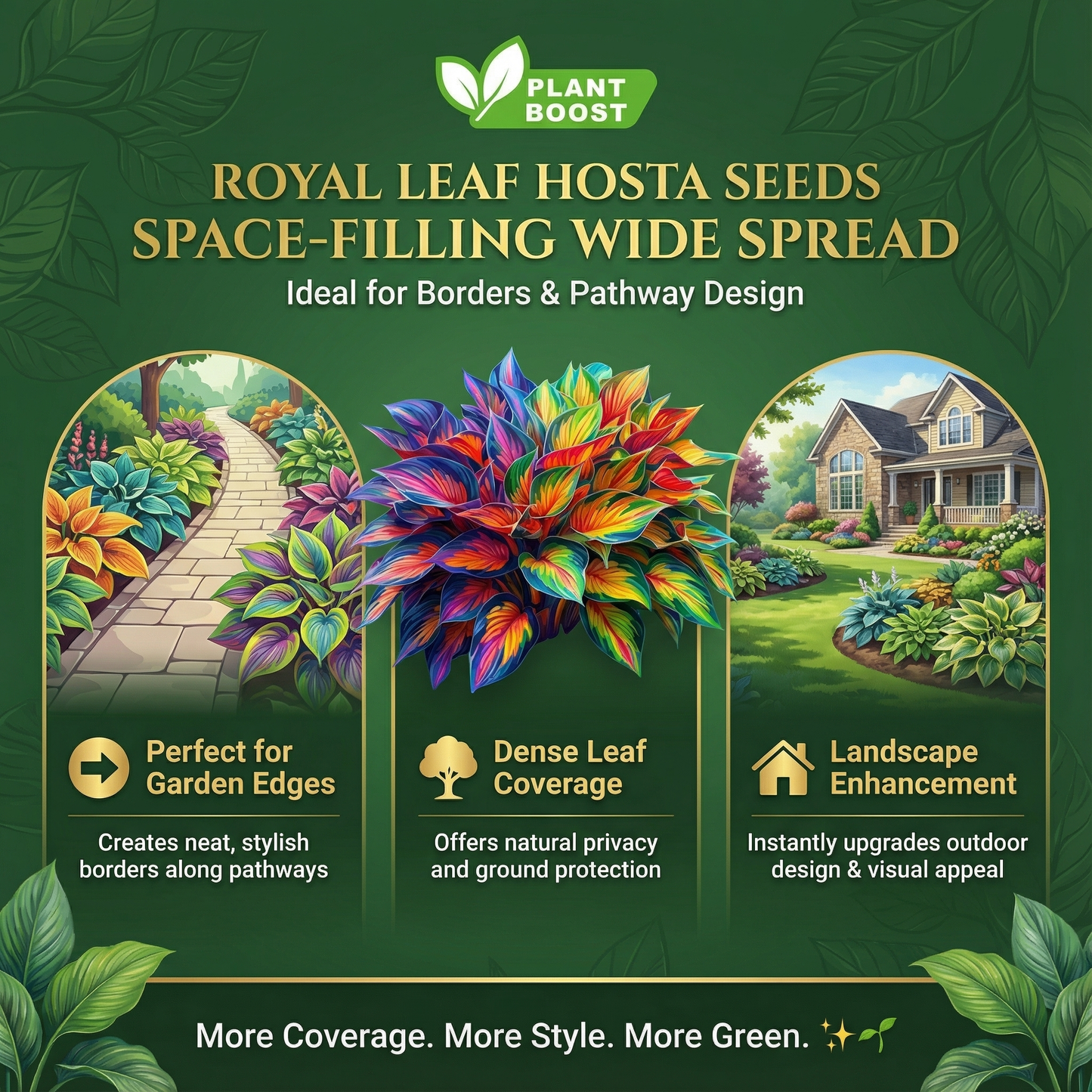 Royal Leaf Hosta Seeds