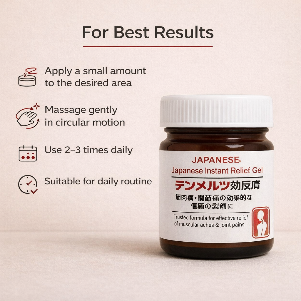 Japanese Instant Pain Relief Gel BUY 1 GET 1 FREE