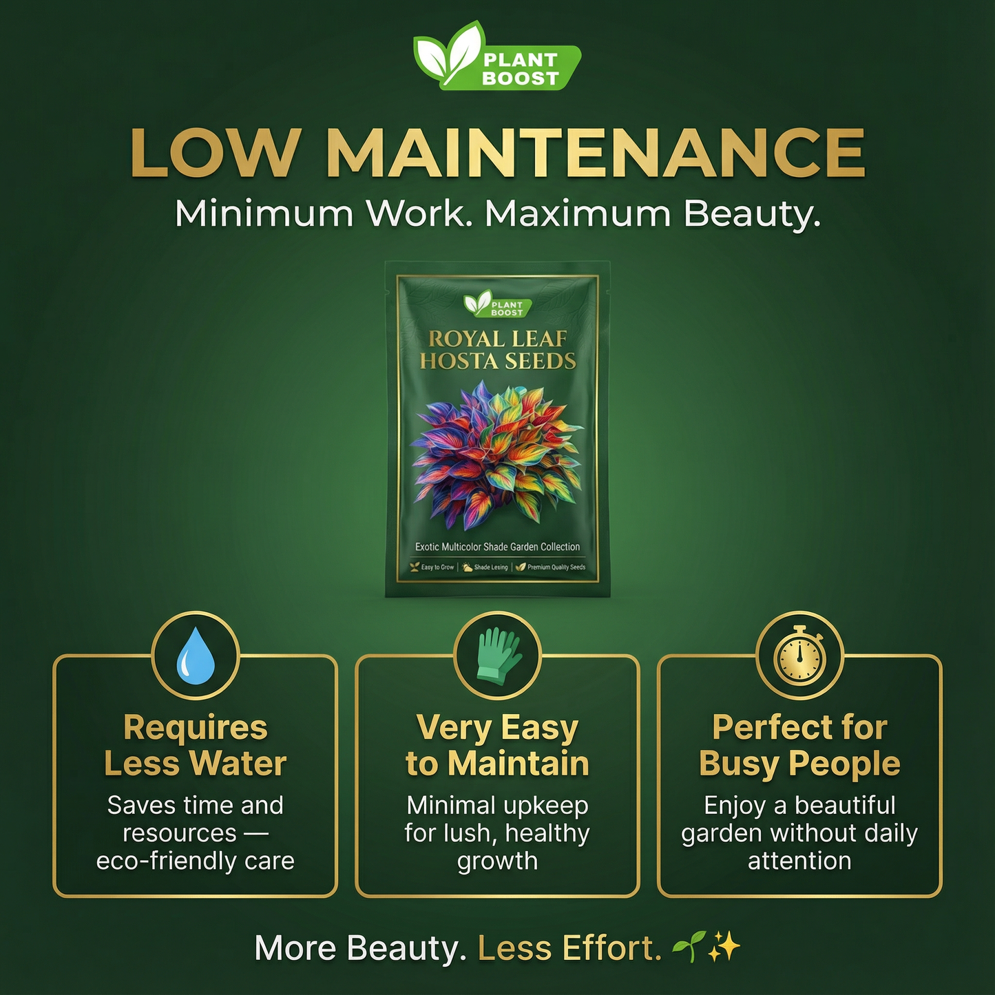 Royal Leaf Hosta Seeds