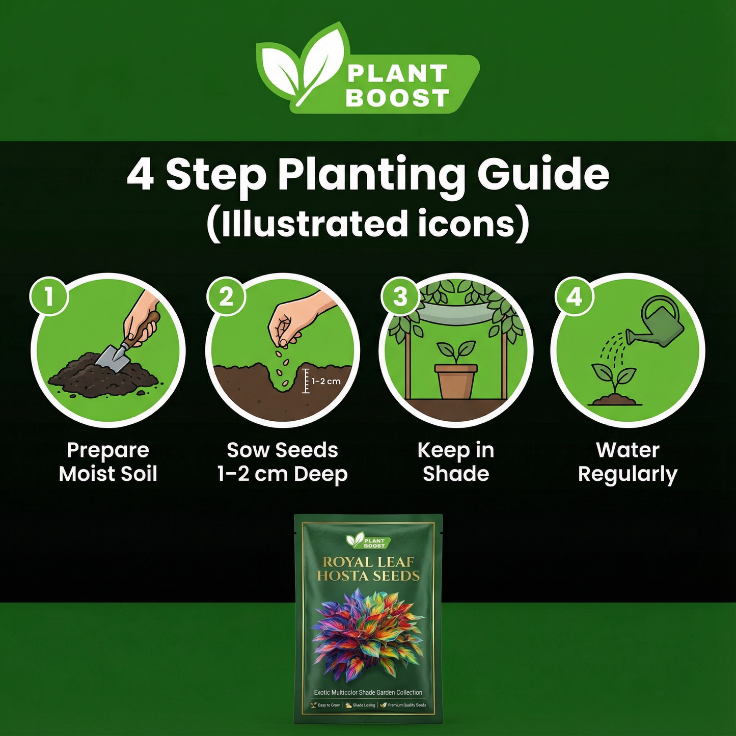 Royal Leaf Hosta Seeds